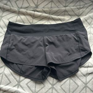 lululemon speed up black size 6